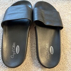 Dr. Scholls Black Slide Sandals size 8